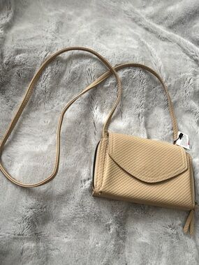 Beige Crossbody Wallet Purse for Women